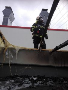 Brand Produktionshalle