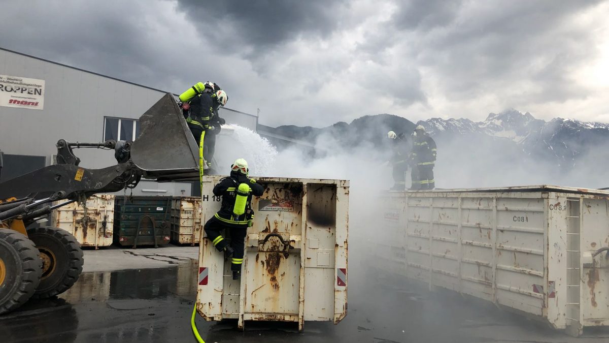 Brand Mülldeponie