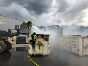 Brand Mülldeponie