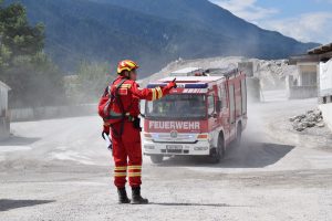 Übung Rettungshundebrigade