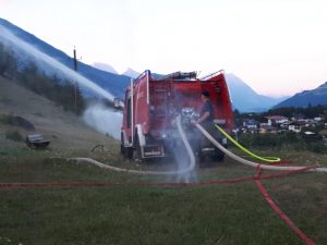 Übung Wiesenbrand