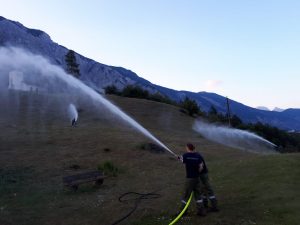 Übung Wiesenbrand