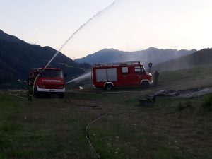 Übung Wiesenbrand