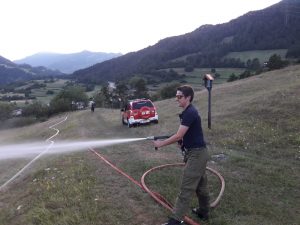 Übung Wiesenbrand